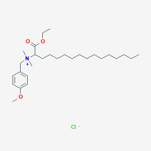 1-Ethoxy-N-(4-methoxybenzyl)-N,N-dimethyl-1-oxo-2-hexadecanaminium chloride