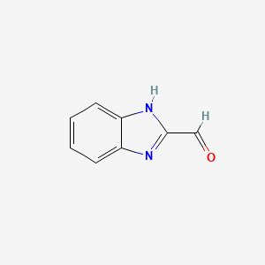 molecular formula C8H6N2O B1194407 1H-苯并咪唑-2-甲醛 CAS No. 3314-30-5