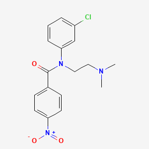 N-(3-Chlorophenyl)-N-(2-(dimethylamino)ethyl)-4-nitrobenzamide