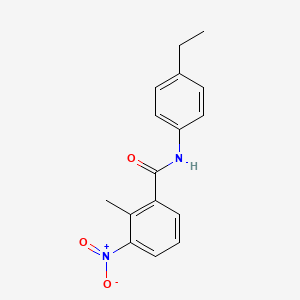 N-(4-ethylphenyl)-2-methyl-3-nitrobenzamide