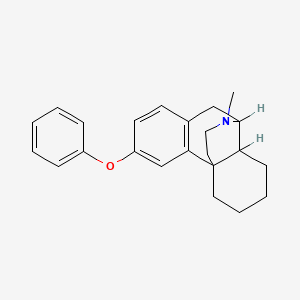 molecular formula C23H27NO B1194410 17-Methyl-3-phenoxymorphinan 