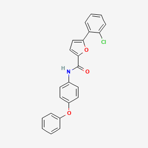 5-(2-Chlorophenyl)-N-(4-phenoxyphenyl)-2-furamide