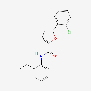 5-(2-chlorophenyl)-N-(2-isopropylphenyl)-2-furamide