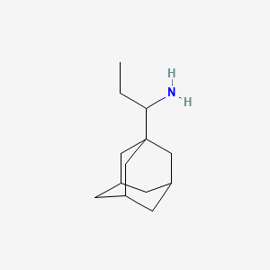 molecular formula C13H23N B1194426 1-(1-金刚烷基)丙-1-胺 CAS No. 60196-90-9