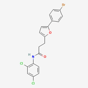 3-(5-(4-Bromophenyl)-2-furyl)-N-(2,4-dichlorophenyl)propanamide