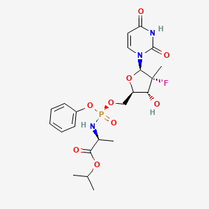 molecular formula C22H29FN3O9P B1194449 索非布韦 CAS No. 1190307-88-0
