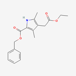 Ethyl 5-(benzyloxycarbonyl)-2,4-dimethyl-3-pyrroleacetate