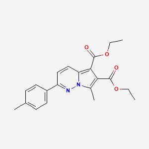 Diethyl 7-methyl-2-(p-tolyl)pyrrolo[1,2-b]pyridazine-5,6-dicarboxylate