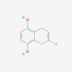 6-Chloro-5,8-dihydronaphthalene-1,4-diol