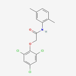 molecular formula C16H14Cl3NO2 B11944796 N-(2,5-dimethylphenyl)-2-(2,4,6-trichlorophenoxy)acetamide CAS No. 853316-04-8