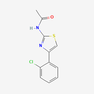 N-[4-(2-chlorophenyl)-1,3-thiazol-2-yl]acetamide