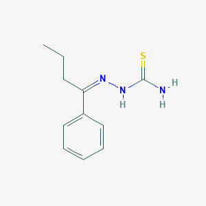 (2Z)-2-(1-phenylbutylidene)hydrazinecarbothioamide