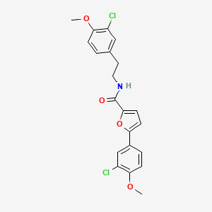 N-(3-Chloro-4-methoxyphenethyl)-5-(3-chloro-4-methoxyphenyl)furan-2-carboxamide