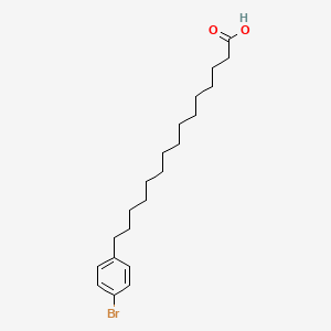 B1194512 15-(4-Bromophenyl)pentadecanoic acid CAS No. 80503-45-3