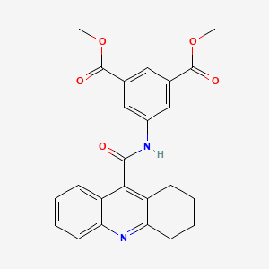 Dimethyl 5-[(1,2,3,4-tetrahydro-9-acridinylcarbonyl)amino]isophthalate