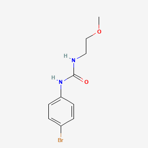 molecular formula C10H13BrN2O2 B11945257 1-(4-Bromophenyl)-3-(2-methoxyethyl)urea 