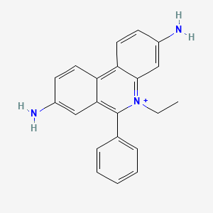 molecular formula C21H20N3+ B1194527 乙啶 CAS No. 3546-21-2