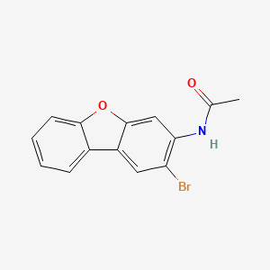 molecular formula C14H10BrNO2 B11945270 N-(2-bromodibenzo[b,d]furan-3-yl)acetamide CAS No. 82191-22-8