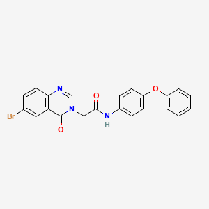 2-(6-Bromo-4-oxoquinazolin-3(4H)-yl)-N-(4-phenoxyphenyl)acetamide