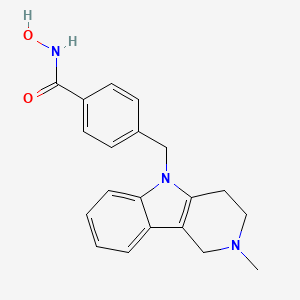 molecular formula C20H21N3O2 B1194534 图巴他汀 A CAS No. 1252003-15-8