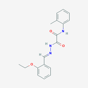 2-(2-(2-Ethoxybenzylidene)hydrazino)-N-(2-methylphenyl)-2-oxoacetamide