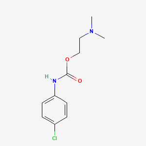 2-(dimethylamino)ethyl N-(4-chlorophenyl)carbamate