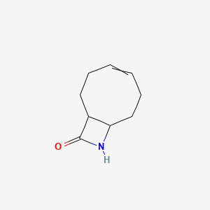 molecular formula C9H13NO B11945492 9-azabicyclo[6.2.0]dec-4-en-10-one CAS No. 4946-37-6