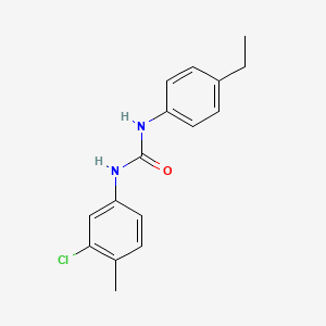 molecular formula C16H17ClN2O B11945514 1-(3-Chloro-4-methylphenyl)-3-(4-ethylphenyl)urea 