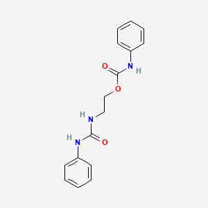 2-(3-Phenylureido)ethyl N-phenylcarbamate