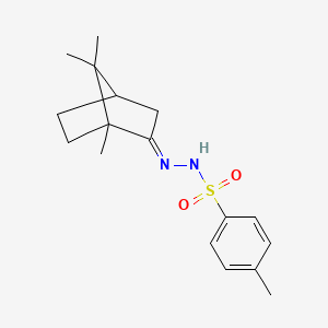 molecular formula C17H24N2O2S B11945607 4-Methyl-N'-[(2E)-1,7,7-trimethylbicyclo[2.2.1]hept-2-ylidene]benzenesulfonohydrazide CAS No. 10224-32-5