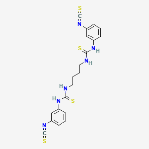B1194565 N-[4-(4-chlorophenyl)sulfonyl-4-(2,5-difluorophenyl)cyclohexyl]-1,1,1-trifluoromethanesulfonamide CAS No. 677772-84-8