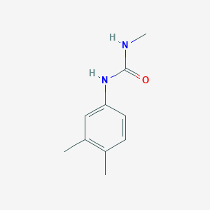 molecular formula C10H14N2O B11945658 Urea, N-(3,4-dimethylphenyl)-N'-methyl- CAS No. 54999-33-6