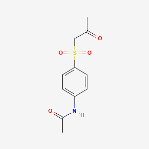 N-[4-(2-oxopropylsulfonyl)phenyl]acetamide