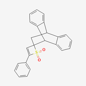 4'-Phenyl-9,10-dihydrospiro[9,10-ethanoanthracene-11,2'-thiete] 1',1'-dioxide