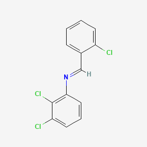 molecular formula C13H8Cl3N B11945726 N-(2-Chlorobenzylidene)-2,3-dichloroaniline CAS No. 70740-19-1