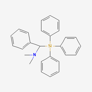 N,N-Dimethyl-1-phenyl-1-(triphenylsilyl)methanamine