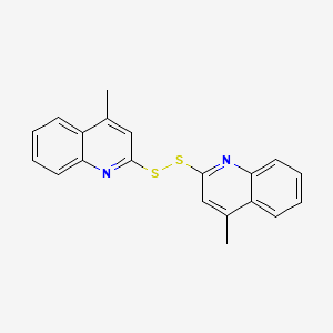 4-Methyl-2-quinolyl disulfide