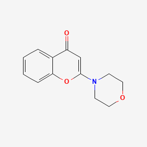B1194580 2-(4-Morpholinyl)-4H-1-benzopyran-4-one CAS No. 130735-56-7