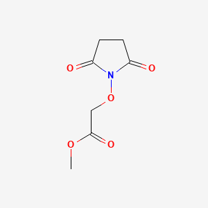 molecular formula C7H9NO5 B1194584 甲基（琥珀酰亚胺氧基）乙酸酯 CAS No. 79403-55-7