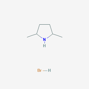 molecular formula C6H14BrN B11945876 2,5-Dimethylpyrrolidine hydrobromide CAS No. 65944-50-5