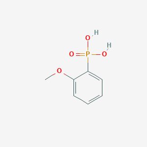 molecular formula C7H9O4P B11945892 (2-Methoxyphenyl)phosphonic acid CAS No. 7506-85-6