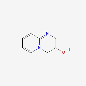 molecular formula C8H10N2O B11945967 3,4-Dihydro-2H-pyrido[1,2-a]pyrimidin-3-ol 