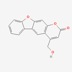 B1194600 4-Hydroxymethyl-4',5'-benzopsoralen CAS No. 123577-49-1