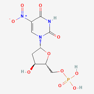 B1194601 5-Nitro-2'-deoxyuridine 5'-monophosphate CAS No. 63689-79-2