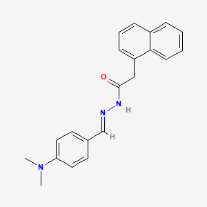 N'-{(E)-[4-(dimethylamino)phenyl]methylidene}-2-(naphthalen-1-yl)acetohydrazide