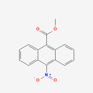 molecular formula C16H11NO4 B11946020 Methyl 10-nitro-9-anthracenecarboxylate CAS No. 79693-14-4