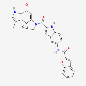 molecular formula C30H22N4O4 B1194604 阿多泽列辛 