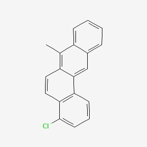 molecular formula C19H13Cl B11946055 Benz[a]anthracene, 4-chloro-7-methyl- CAS No. 14009-28-0