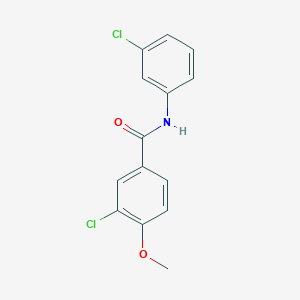 molecular formula C14H11Cl2NO2 B11946105 3-chloro-N-(3-chlorophenyl)-4-methoxybenzamide CAS No. 757206-81-8