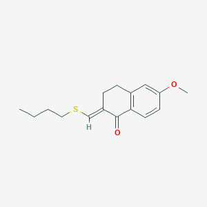 2-(Butylthiomethylene)-6-methoxy-1-tetralone